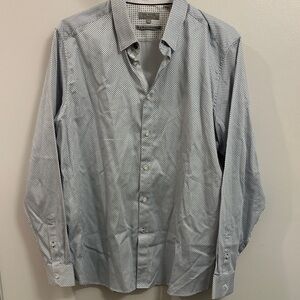 Ted Baker Men's Blue Patterned Shirt